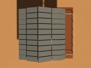 low poly cowshed 3D मॉडल
