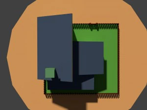 low poly farm house 2 3D Model