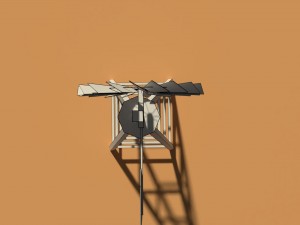 low poly wind mill Model 3D
