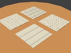low poly farm fields 3Dモデル