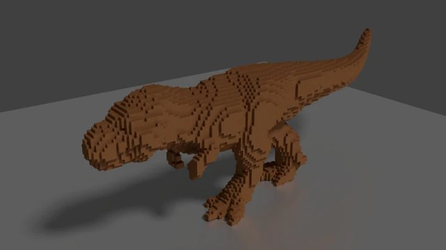 LEGO T-Rex Modello 3D .c4d .max .obj .3ds .fbx .stl .blend