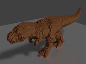 lego t rex 3D 모델