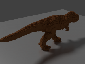 lego t rex 3Dモデル