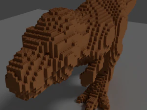 LEGO T-Rex Modello 3D