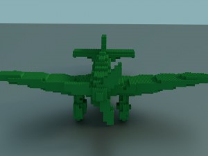 lego plane 3D Model