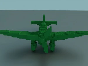 lego-vliegtuig 3D Model