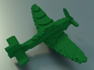 lego-vliegtuig 3D Model