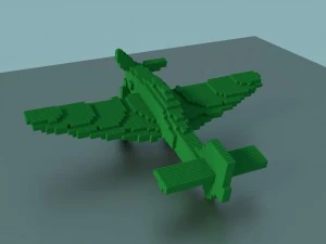 lego-vliegtuig 3D Model