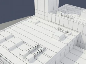 pemadam kebakaran poli rendah Model 3D