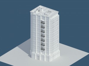 low poly aparment 1 3D 模型