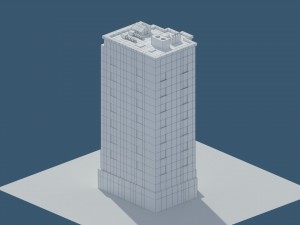 low poly aparment 1 3D 模型