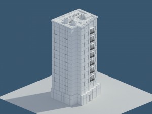 low poly aparment 1 3D 模型