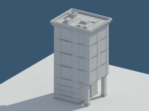 low poly apartment 3 3D 모델