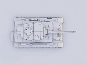 low poly panzer iv tank 3D Модель