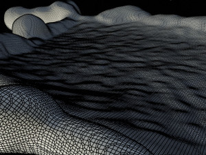 collided water drop Model 3D