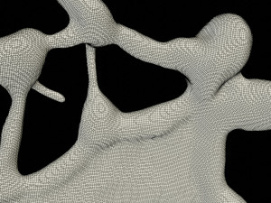 collided water drop Model 3D