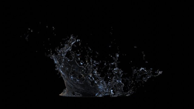 water splash 3D Model .c4d .max .obj .3ds .fbx .stl .blend 