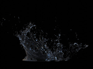 water splash 3D मॉडल