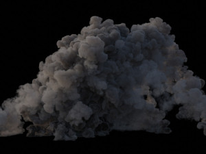 explosion- dust burst vdb 3D-Modell