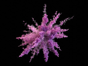 powder explosion vdb 3D 模型