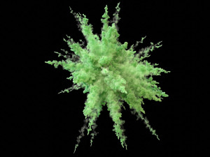 powder explosion vdb 3D 模型