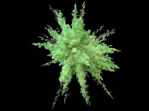 powder explosion vdb 3D Model