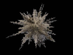 powder explosion vdb 3D 模型