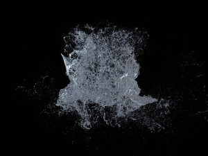 water explosion 2 Modello 3D