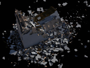 collapsed building 2 3D Модель