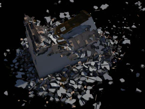 collapsed building 2 3D Model