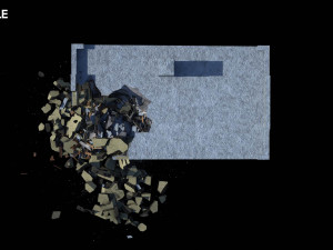damaged building 3D Model