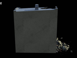 damaged building 3D Model