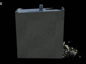 damaged building 3D Model