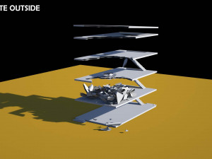 damaged building 3D Model