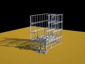 damaged building 3D Model