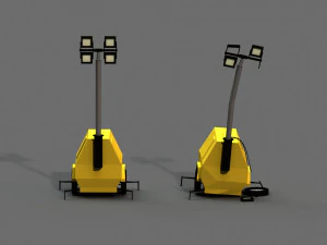 post apocalyptic light generator 3D Model