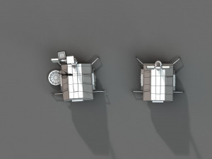 post apocalyptic light generator Modello 3D