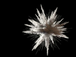 Dust blowout vdb 3D Model