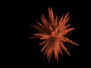 Dust blowout vdb 3D Model