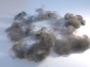 Smoke burst vdb 3D Model