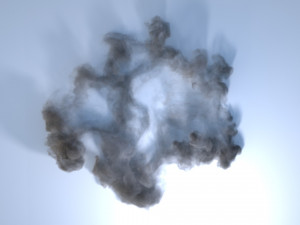 Smoke burst vdb 3D Model