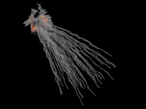 White phosphorus explosion vdb 3D Model