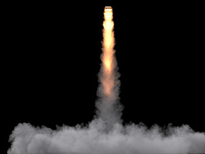 Space shuttle launch smoke vdb 2 3D 모델