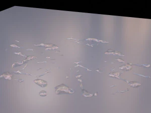 acid splash 3D Model
