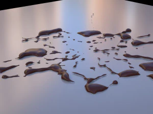 acid splash 3D Model