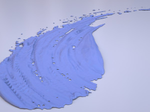 Paint Smear 2 Model 3D
