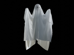 High Poly Ghost Model 3D Model