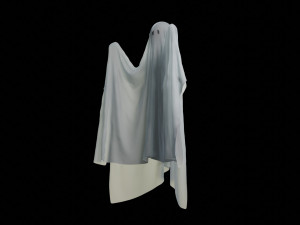High Poly Ghost Model 3D Модель