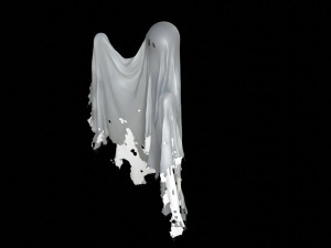 High Poly Ghost Model 2 Model 3D