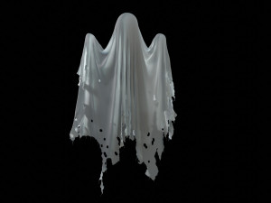 High Poly Ghost Model 2 Model 3D